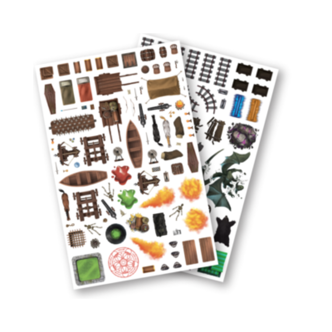 Immersive Dungeon Dressing Sticker Pack (2 Pages)