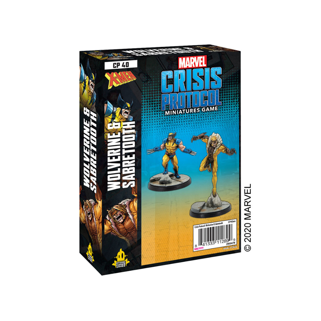 Marvel Crisis Protocol: Miniatures Game - Wolverine & Sabretooth