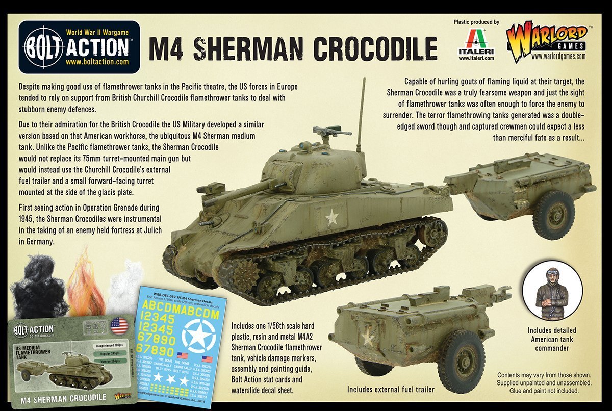 Bolt Action: M4 Sherman Crocodile