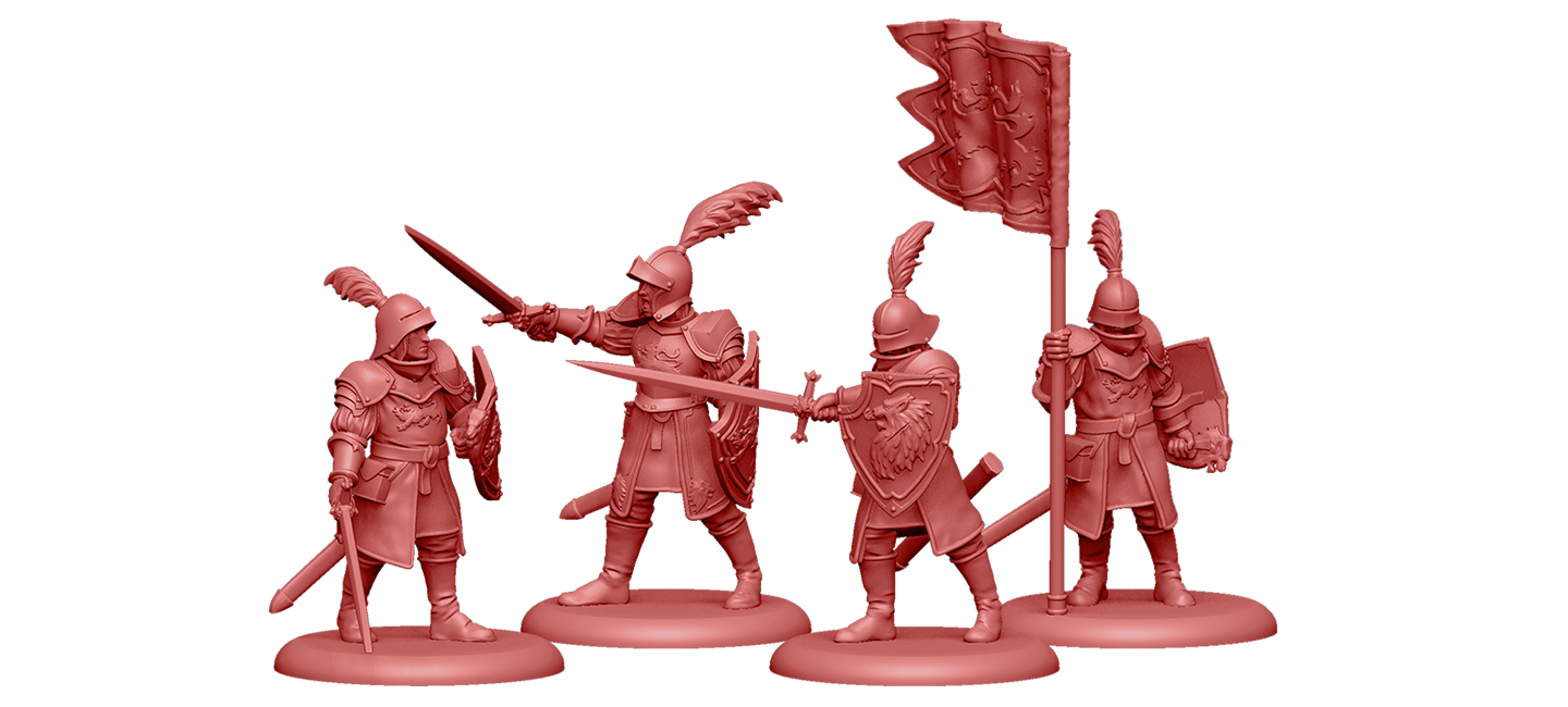 A Song Of Ice & Fire: Tabletop Miniatures Game - Lannister Guardsmen