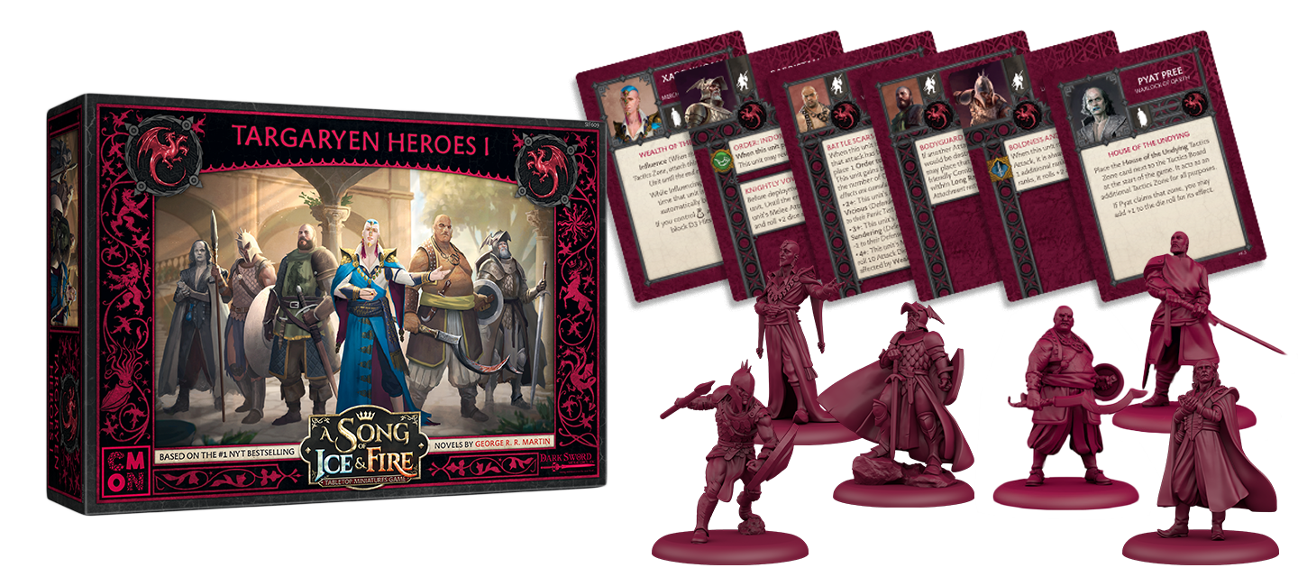 A Song Of Ice & Fire: Tabletop Miniatures Game - Targaryen Heroes 1