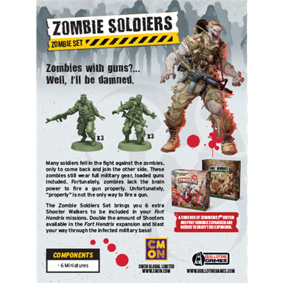 Zombicide: 2nd Edition - Zombie Soldiers Zombie Set